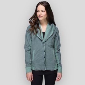 Lululemon To Class Jacket Burlap Texture Sage Green Deep Shore Earl Grey